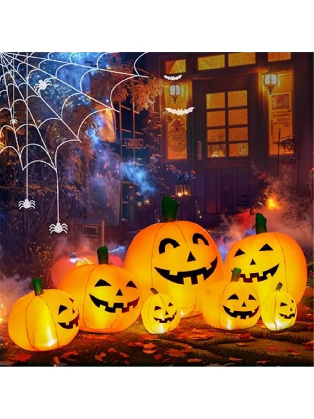 7.5FT Halloween Inflatables Outdoor Decorations Pumpkin